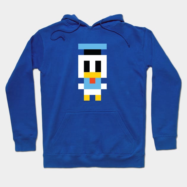 Pixel Donald Hoodie by themanandthemouse